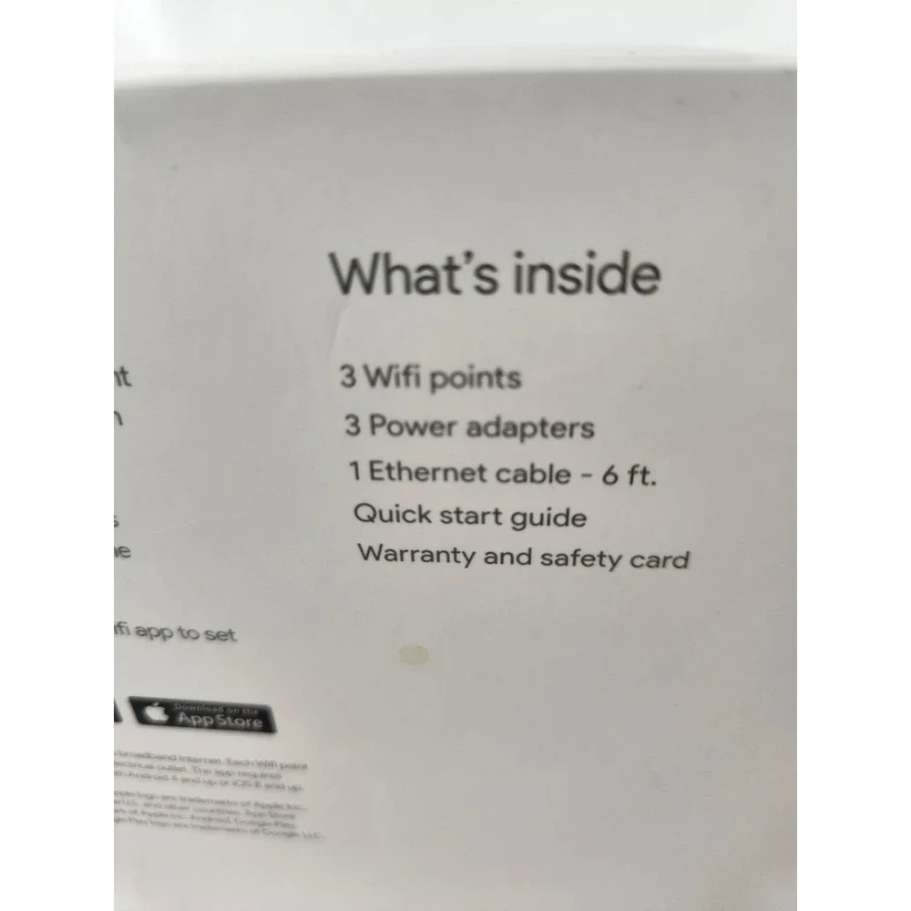 Google Wifi 3-pack Mesh Wifi System‎ AC-1304